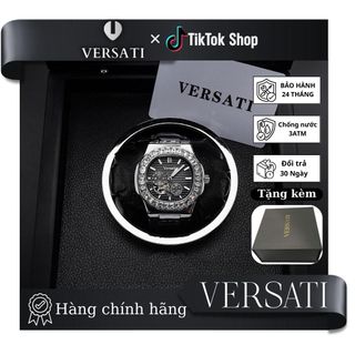 [ DEAL MỞ BÁN MS STORE ] - ĐỒNG HỒ CƠ VERSATI CHÍNH HÃNG SANG TRỌNG, LỊCH LÃM -M114 Tặng hộp da to