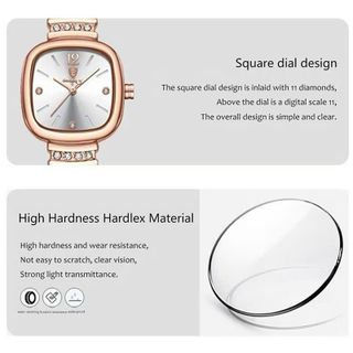 [MS STORE x VINHBANHBO] mọi người lại đây mà xem DỒNG HỒ NỮ POEDAGAR MẶT VUÔNG NHẸ NHÀNG SANG TRỌNG DỄ PHỐI ĐỒ CỰC -B174