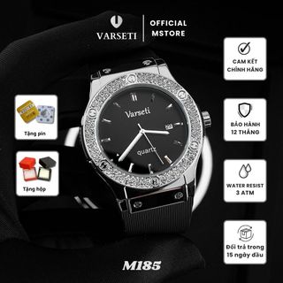 [ VARSETI X SANG NGUYỄN ] ĐỒNG HỒ NAM VARSETI THIẾT KẾ ĐÍNH ĐÁ SANG TRỌNG, PHONG CÁCH TRẺ TRUNG DỄ PHỐI ĐỒ - M0185