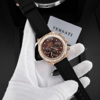 [ MS STORE x Chí Duy ] Đồng Hồ Nam Versati Phiên Bản Đính Đá Cao Cấp Thời Trang, Sang Trọng- M127