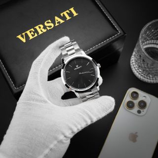 [ MS STORE ] Đồng hồ nam VERSATI thiết kế sang trọng chính hãng đễ phối đồ , bảo hành 12 tháng-M88 ĐEN