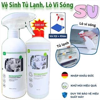 Chai Xịt Vệ Sinh Tủ Lạnh, Lò Vi Sóng SU X5 Cleaner 500m