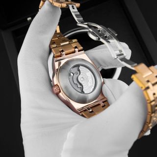 [ MS STORE X ĐÌNH TRƯỞNG ] Đồng Hồ Nam Varseti Automatic Dây Kim Loại Mạ Vàng Hồng các cọc số được đính đá pha lê tinh xảo – M219