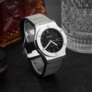 [ VARSETI X VVK ] Đồng Hồ Nam VERSATI Sang Trọng Lịch Lãm dây Da lộn chống nước 3ATM ?