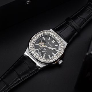 [ MS STORE x NB] - ĐỒNG HỒ CƠ VERSATI CHÍNH HÃNG SANG TRỌNG, LỊCH LÃM -M111 Tặng hộp da trắng