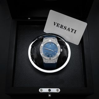 [MS STORE x NGUYÊN NGỰA] Đồng Hồ Nam VERSATI Viền Đính Đá Sang Trọng Lịch Lãm-M117