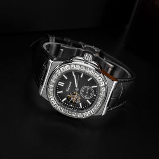 [ MS STORE x NB] - ĐỒNG HỒ CƠ VERSATI CHÍNH HÃNG SANG TRỌNG, LỊCH LÃM -M111 Tặng hộp da trắng