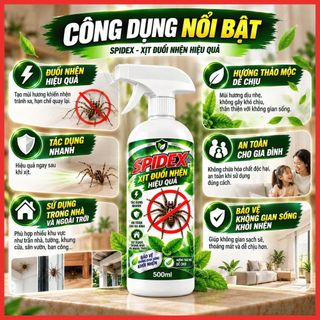 Chai Xịt Đuổi Nhện Thái Lan SPIDEX 500ml