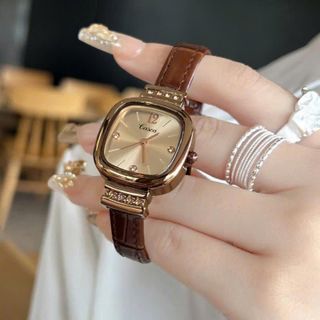 [MS STORE ] ĐỒNG HỒ NỮ MẶT VUÔNG NHẸ NHÀNG SANG TRỌNG DỄ PHỐI ĐỒ CỰC -B173