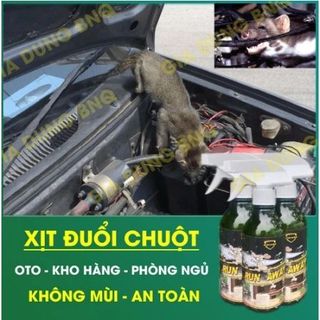 Xịt Đuổi Chuột, Gián, Côn Trùng Run Away Chiết Xuất Thảo Mộc Tự Nhiên Không Độc Hại Hiệu Quả Chỉ Sau 1 Lần Xịt