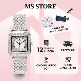 [ MS STORE X VINHBANHBO ] ĐỒNG HỒ versati NỮ CHÍNH HÃNG ĐÍNH ĐÁ- B110