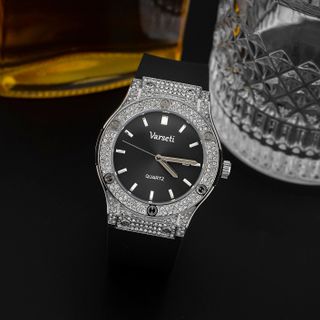 [ THÀNH ANH ] M102 -  Đồng Hồ Nam Varseti Phiên Bản Đính Đá Cao Cấp Thời Trang, Sang Trọng