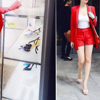 Bộ áo vest quần short 856