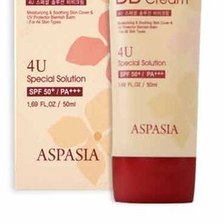 Kem nền aspasia 4u special bb solution cream