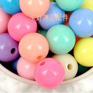 Hạt đủ màu sắc tone màu pastel làm vòng tay kích thước 8mm