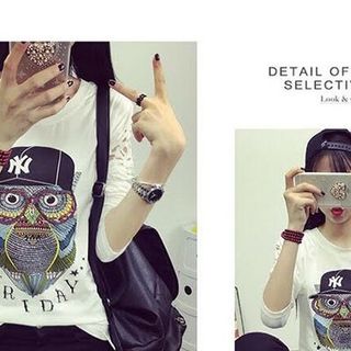 Áo thun 4 chiều 25k con két sml