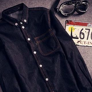 Áo sơ mi denim jean cotton