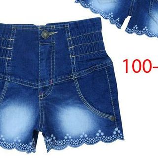 A18245 - quần jean bé gái thêu lai nexxiri 6size 100-150