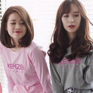 Set dài chữ kenzo hồng