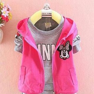 A17308 - 23/10set 3 bg mickey nguyên bộ da cá dày dặn hinh thêu đắp lôngri 8size 1-8