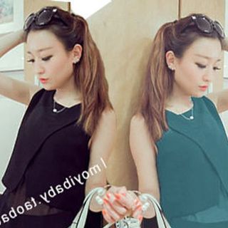 Jumpsuit short phối voan sành điệu 7075