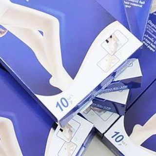 Hộp 10 miếng wax lạnh depilatory cho tay chân body bikini giá sỉ