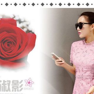 Đầm dự tiệc ren body windy- d5120