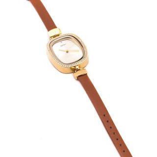 Đồng hồ julius viền ngọc ju956 nâu