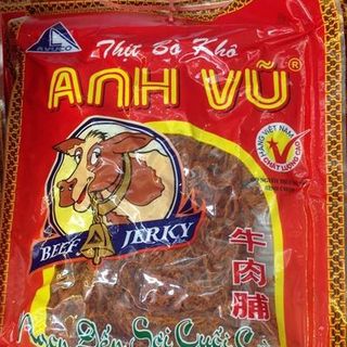 Thịt bò khô miếng sợi anh vũ 100g tai cửa hàng thịt bò khô ánh mai ở 234 nghi tàm - hà nội giá sỉ