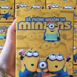 Xà phòng nhuộm da tắm trắng minions