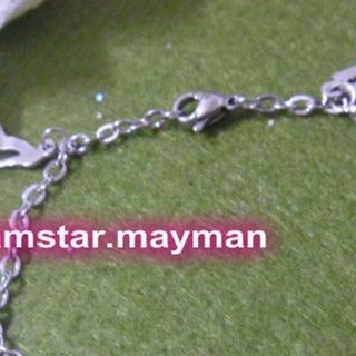 Lắc tay inox theo tên - chữ in