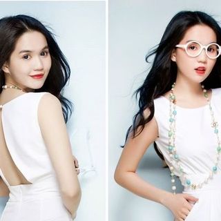 Jumpsuit short trắng ngọc trinh 216