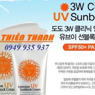 Kem chống nắng intensive uv sunblok cream spf 50pa 3w clinic