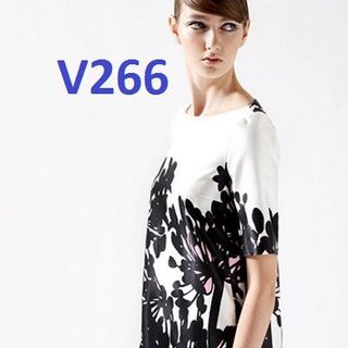 35k v266 - đầm họa tiết -