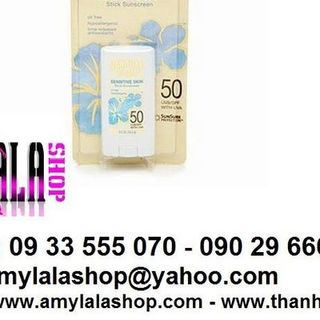 Thanh lăn chống nắng haiwaiian tropicsensitive skin sunscreen stick spf50 - - - amylala