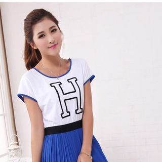 Đầm thun kết hợp váy voan dv2462