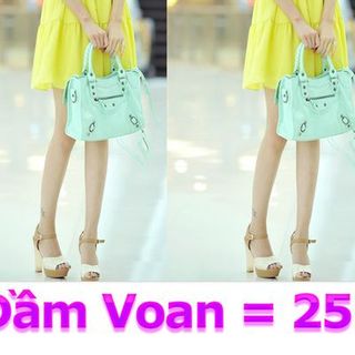 25k đầm voan - hot chất