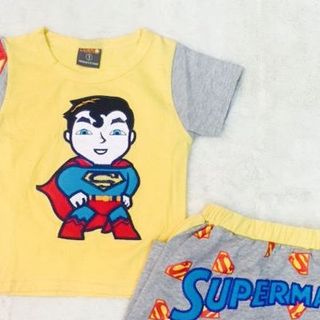 A17820 - bộ bé trai thêu đắp supermanri 8size 1-8