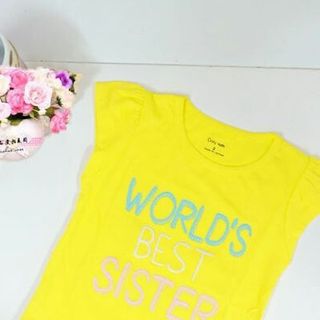 Ao thun be gai theu chu worlds sister