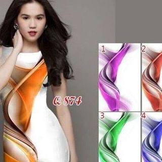Đầm 3d thun laza