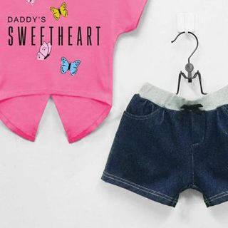 A17303 - bộ bé gái bướm áo thun cotton 4c quần jean thun maxri 8size 1-8