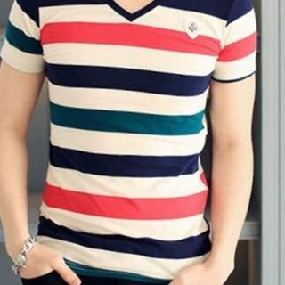 Áo thun nam sọc kẻ nhiều mẫu nhiều màu