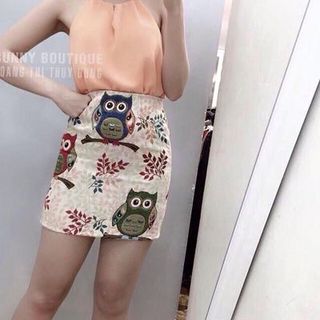 Set váy cú mèo áo yếm