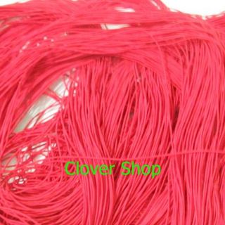 Thun sợi xỏ làm vòng tay về 2 màu đen và đỏ