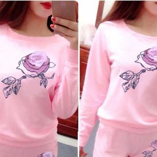 Bộ nỉ hoa hồng nổi 2015