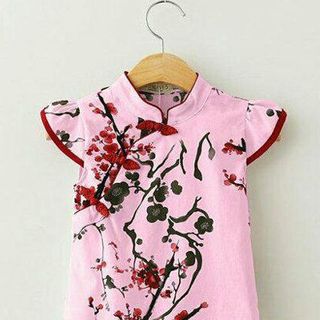 A19161 - 30/11 sườn xám cách tân cực xinh ph kids cát giấysize 1-8