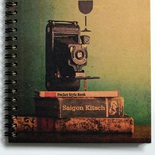 Sổ tay in giấy kraft vintage - camera vintage giá sỉ