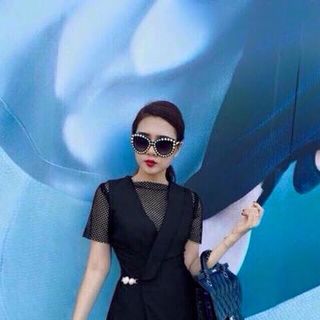 Đầm vest phối lưới