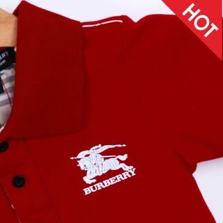 Áo polo baby buberry đỏ đô- -giá sỉ giá tốt ri nhí 7 cái ri đại 5 cái giá sỉ