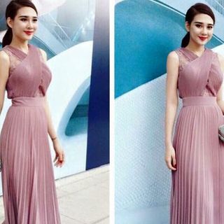 Maxi chéo vai dập ly
